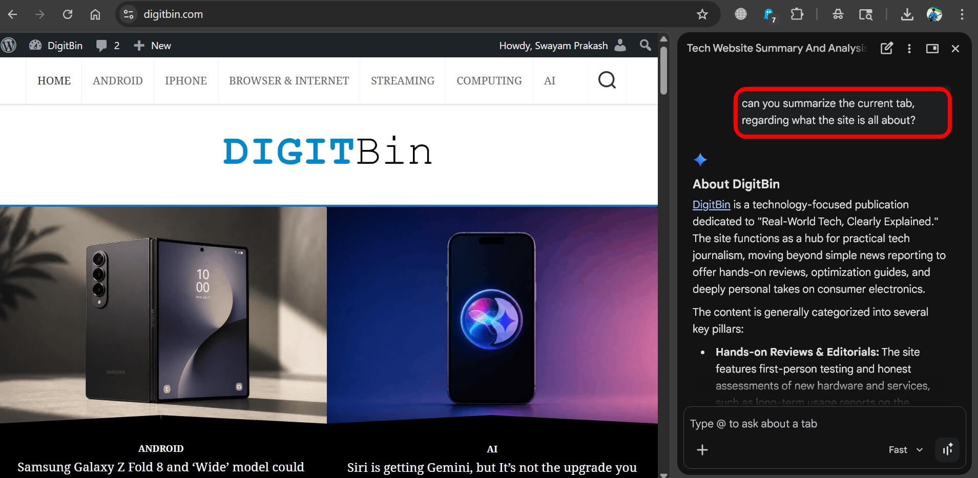 Gemini is on everything now and here’s what I actually use it for 6 Gemini is used in Chrome browser