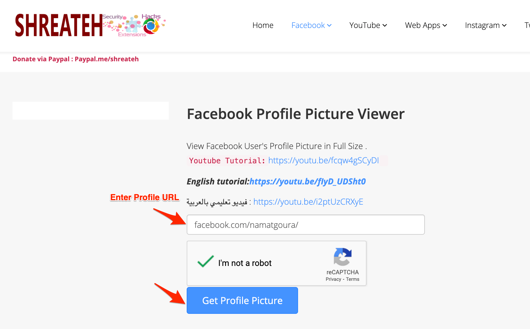 Get Profile Picture