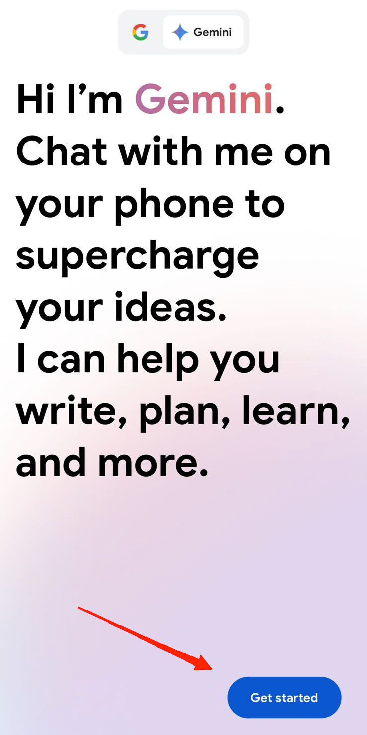 How to Use Google Gemini AI on Your iPhone 3 Tap on the Gemini Tab and it will take you to a page like this.