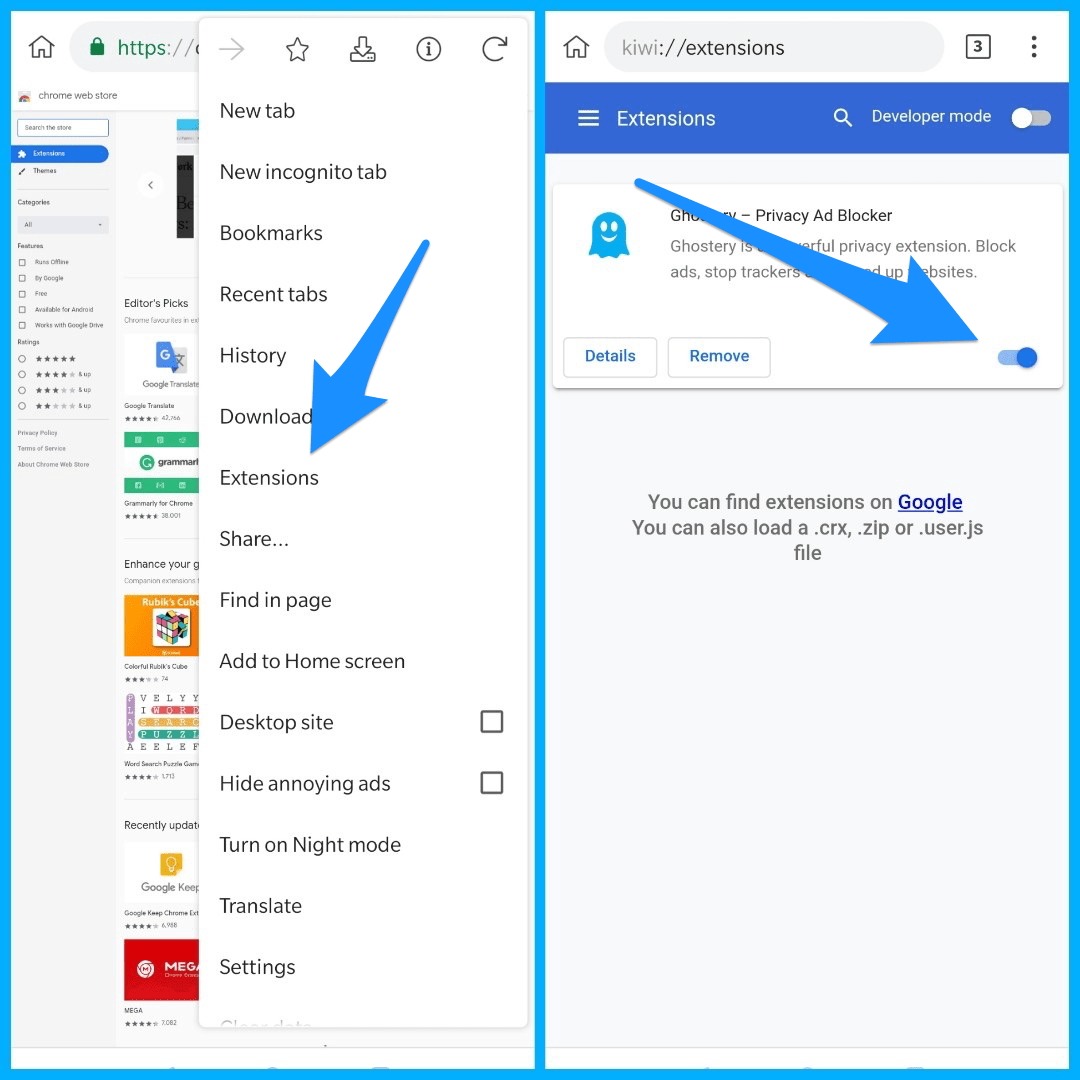 Install Google Chrome Extensions on Android Browser 4 Ghostery_Added_to_Wiki