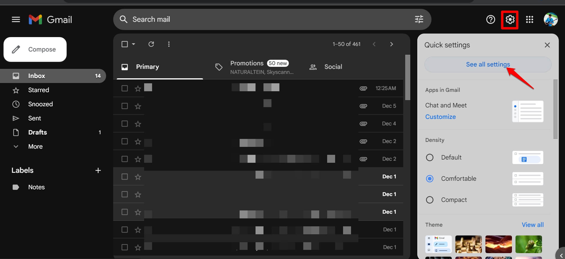 How to Fix Gmail Not Showing Images in Attachment 4 Gmail web see all settings