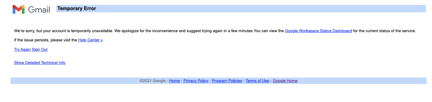 How to Fix Gmail Temporary Error? 2 Gmail Temporary Error