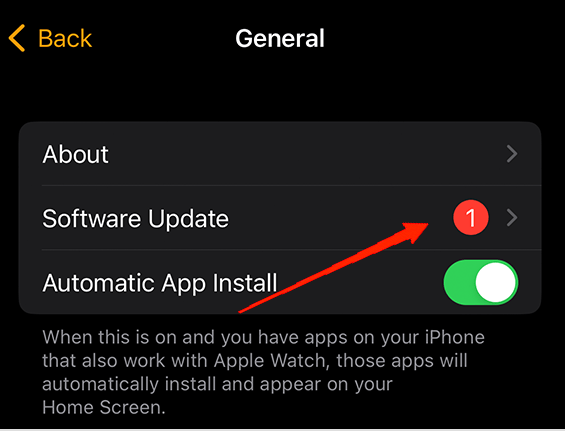 How to Fix Microphone Not Working on Apple Watch 6 Go to General and select Software Update.