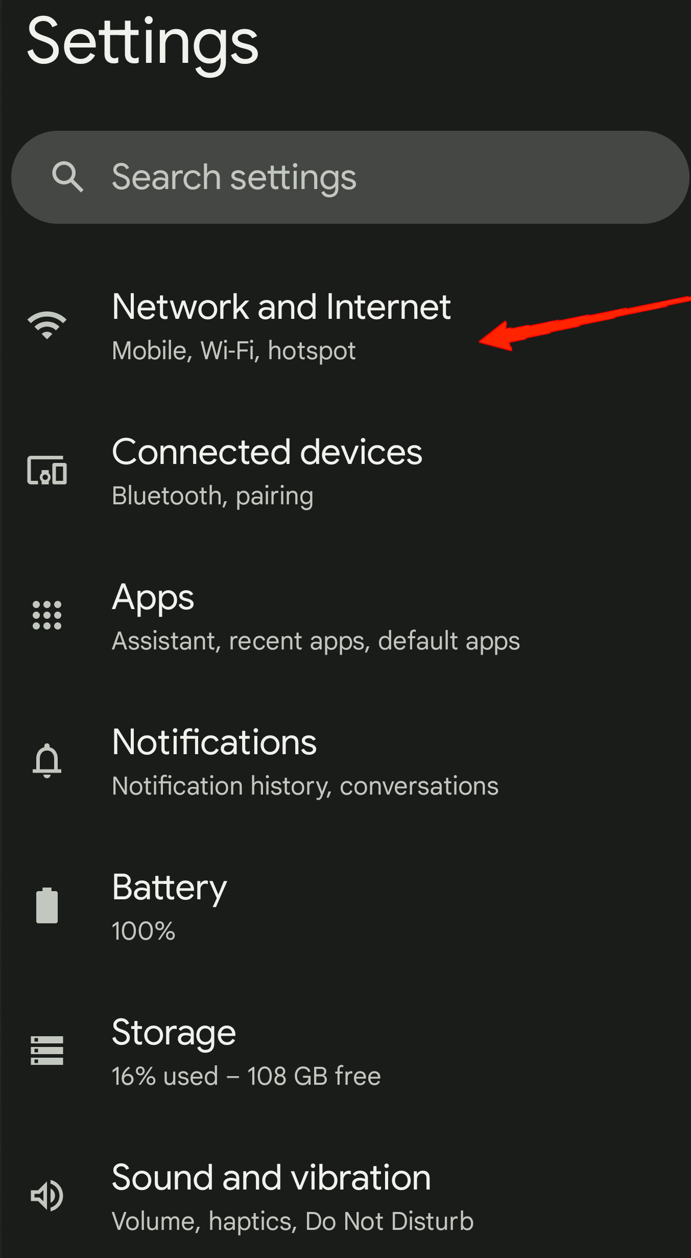 How to Fix Pixel 8 Pro Incoming Calls Going to Voicemail Without Ringing 10 Go to Network and Internet