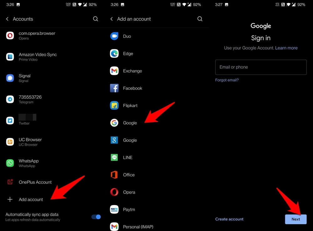 Google Account Android