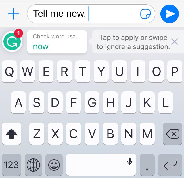 Top Best iPhone Keyboard apps 8 Grammarly