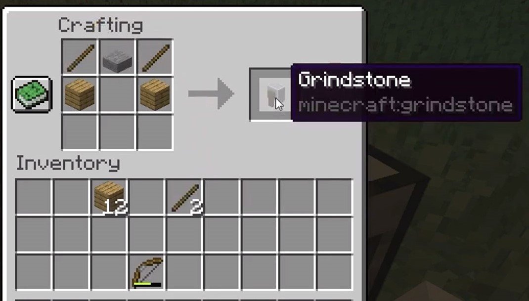 How to Repair a Bow in Minecraft? 5 Grindstone