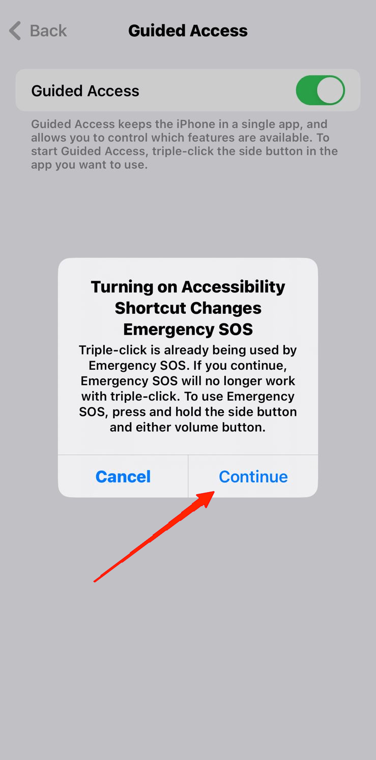 Lock YouTube Screen While Playing Videos: Android and iOS 16 Enable the Guided Access option