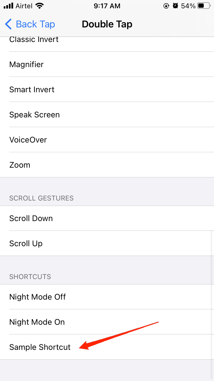 How to Turn Apple Logo on your iPhone into a Secret Button? 14 Here scroll down and choose the shortcut