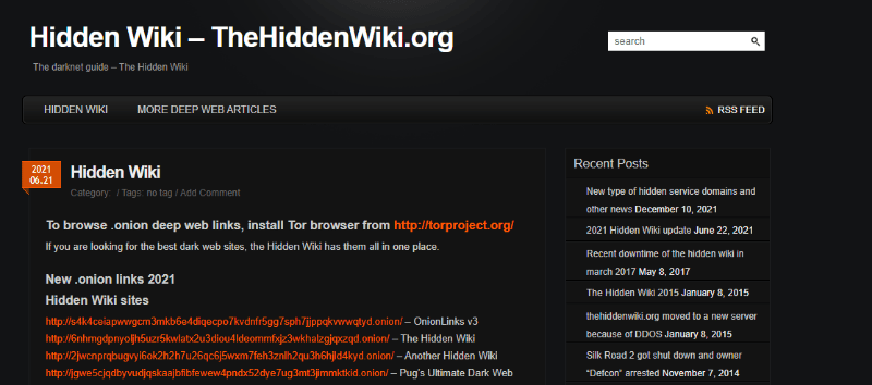 10 Best Deep Web Search Engine Services 7 Hidden Wiki