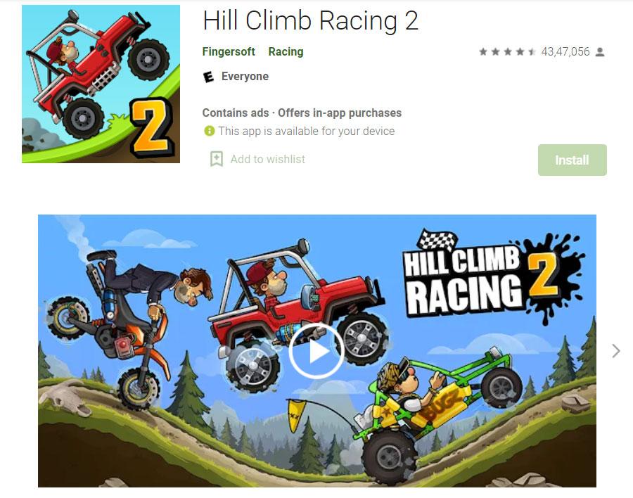 10 Best Offline Racing Games for Android 7 Hill CLimb Racing 2