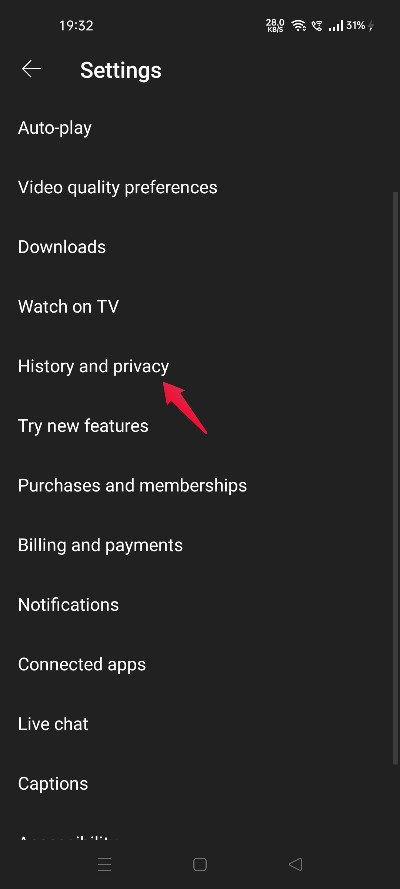 How to Block Ads on the YouTube App Android? 5 History and Privacy