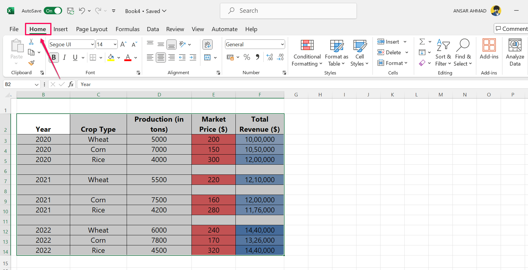 How to Remove Blank Rows in Excel 2 Click on the Home tab in the ribbon