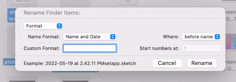 Batch Rename Multiple Files on Mac: Rename Files at Once 3 finder batch rename