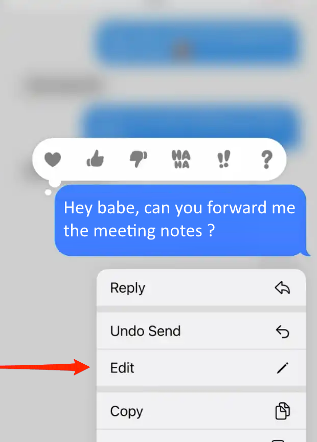 How to Edit or Unsend a iMessage on iPhone? 3 Edit a Sent Message on iPhone
