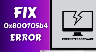 How to Fix the Windows Update Error Code 0x800705b4