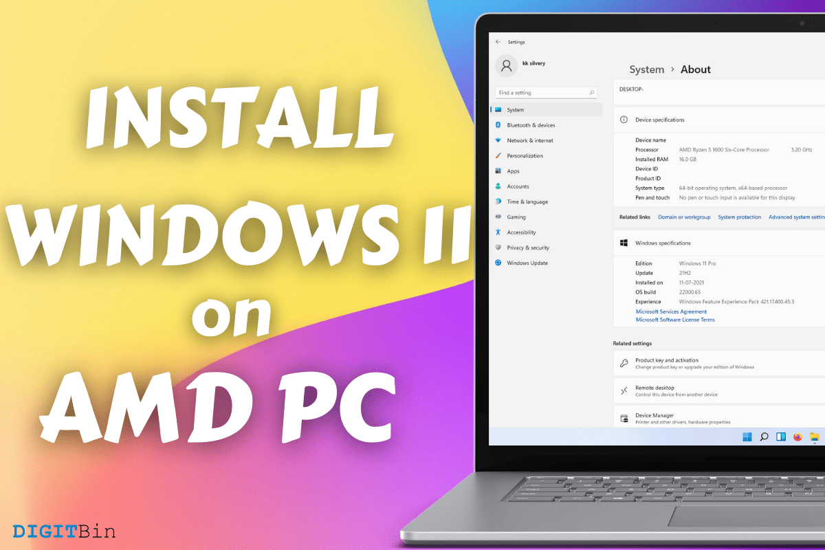 How to Install Windows 11 on AMD Computer? 1 How to Install Windows 11 on AMD PC