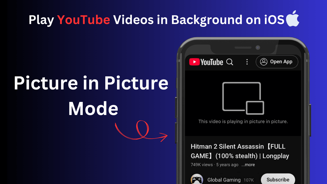Free PiP on iOS: Play YouTube Videos in Background 1 How to Play YouTube in Background on iPhone