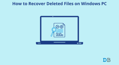Recover Deleted Photos on Windows PC