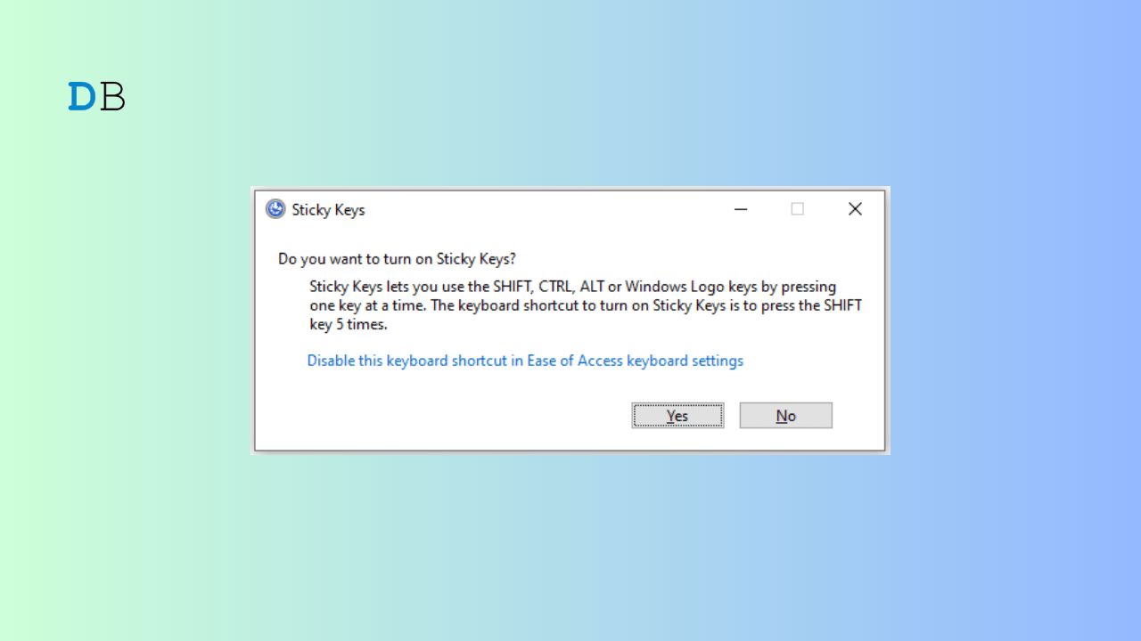 How to Disable Sticky Keys in Windows 11? 1 How to Turn Off Sticky Keys in Windows 11