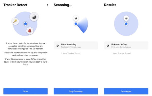 How to find AirTags from Android