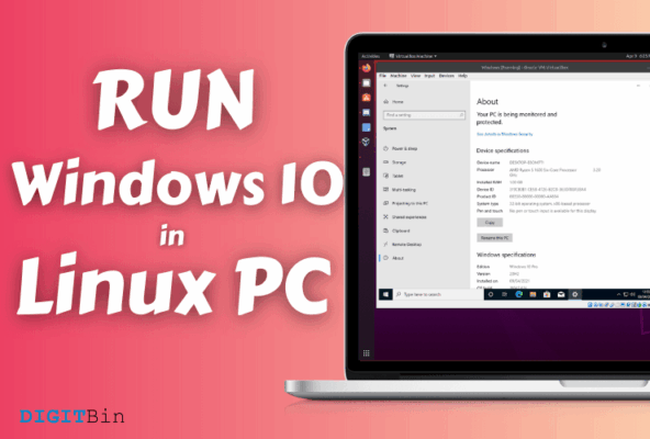 How to install Windows 10 in Linux PC