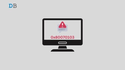 How to Fix Windows Update Error 0x80070103