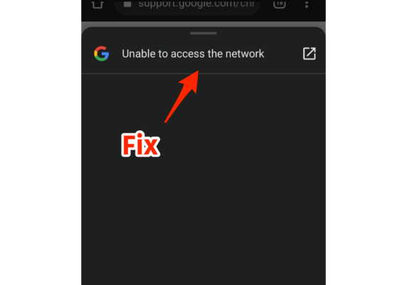 Unable to Access Network: Fix Chrome Contextual Search Error 3