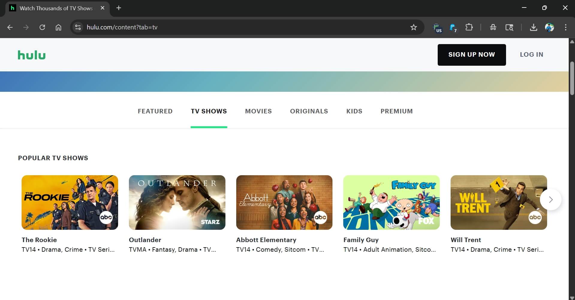 Hulu TV shows