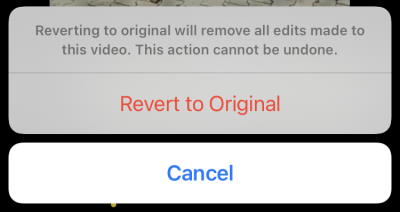 How to Fix Videos Not Playing iPhone Camera Roll? 8 revert back edited videos on iphone