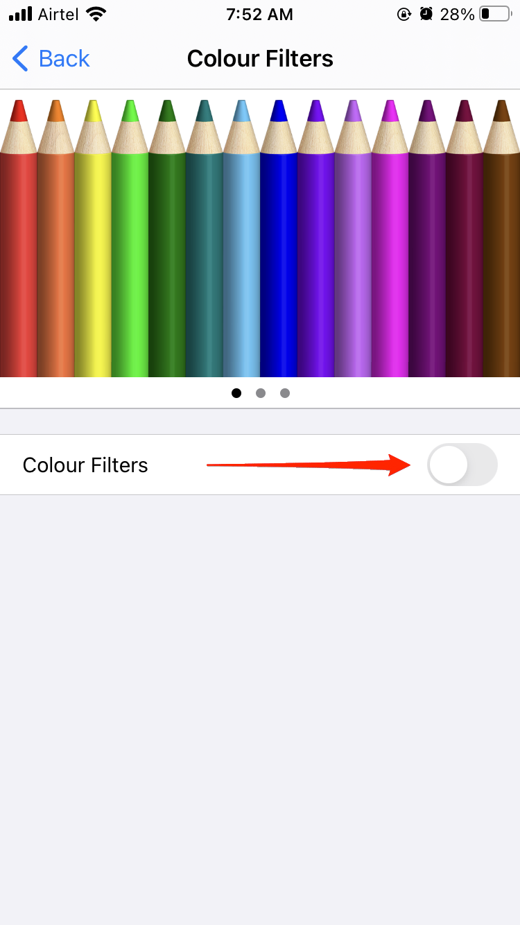 How to Fix iPhone Screen Turns Black and White? 4 color filters iphone