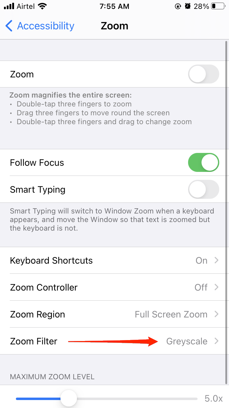 How to Fix iPhone Screen Turns Black and White? 6 zoom filters iphone