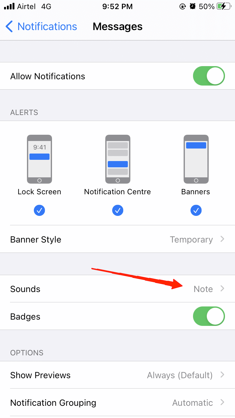 10 Ways to Fix Apple Watch Not Vibrating 10 go to Notifications. Tap on Sounds
