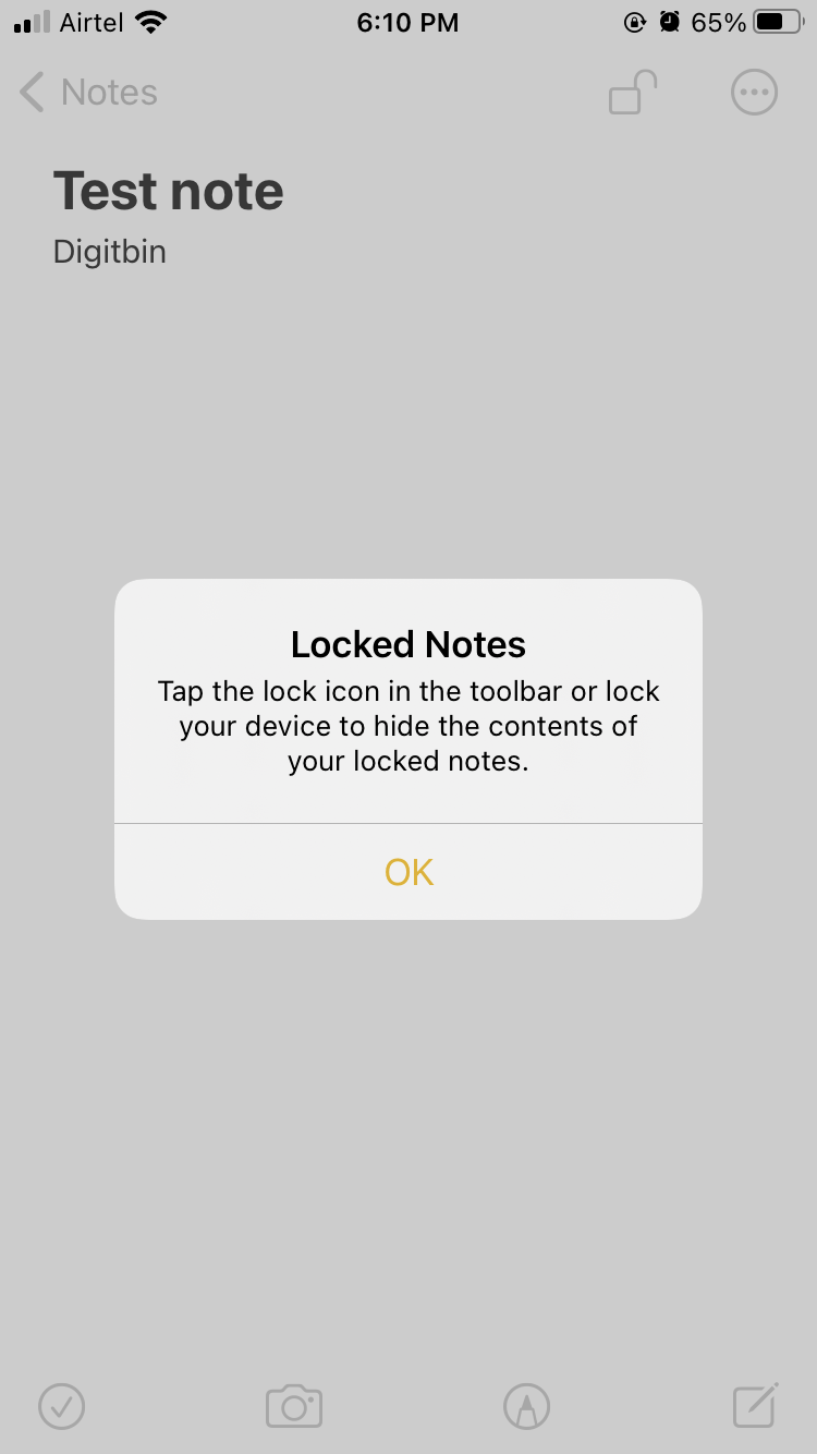 How to Lock iPhone Notes? 5 notes locked successfully iphone