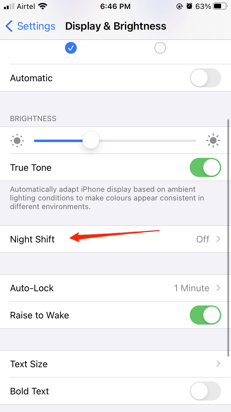 How to Setup Night Mode in iPhone? 3 night shift in iphone