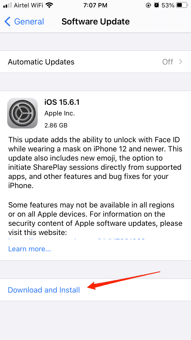 download software update iphone