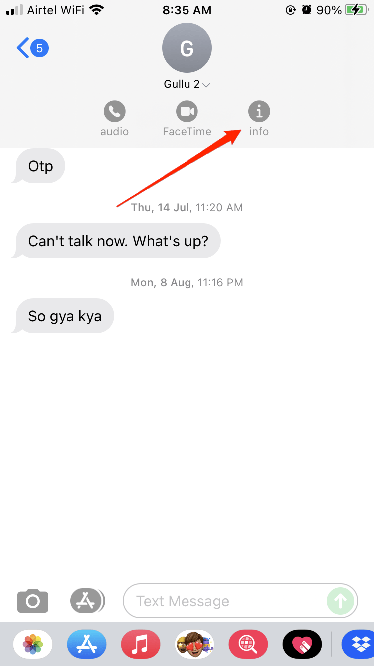 How to Disable Read Receipts On iMessage on iPhone and Mac? 8 message threads iphone