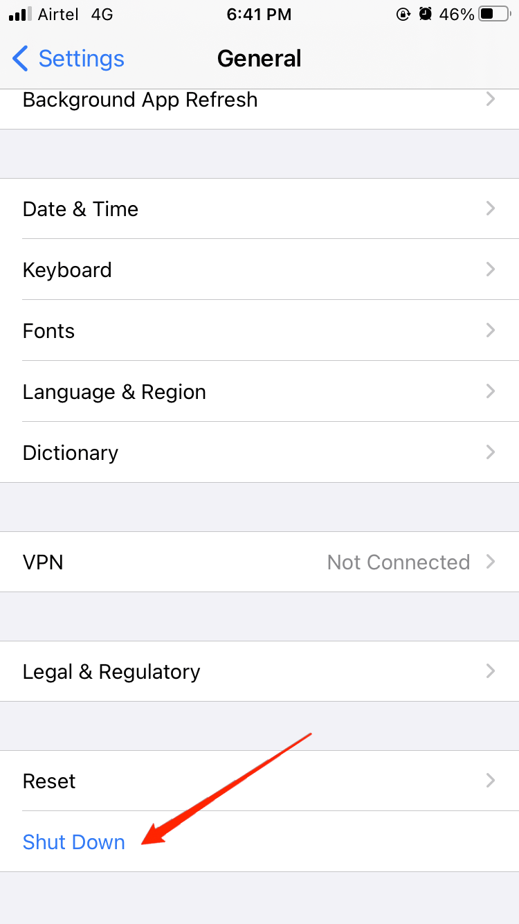 iPhone Connected to WiFi but Internet Not Working: How to Fix! 3 shut down iphone