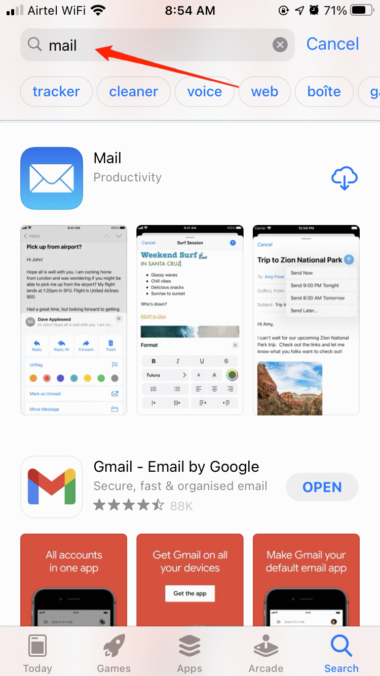 Email App Disappeared from iPhone: Find and Restore it in iOS 16? 3 mail app appstore