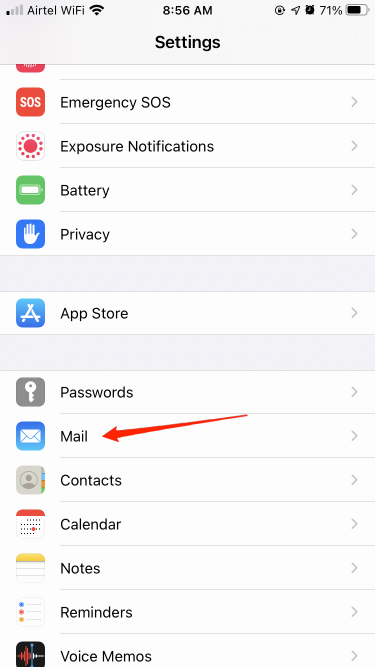 Email App Disappeared from iPhone: Find and Restore it in iOS 16? 5 open mail settings iphone