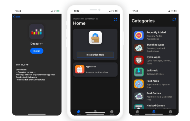 5+ Best TutuBox Store Alternatives for iOS 6 IPABox Interface