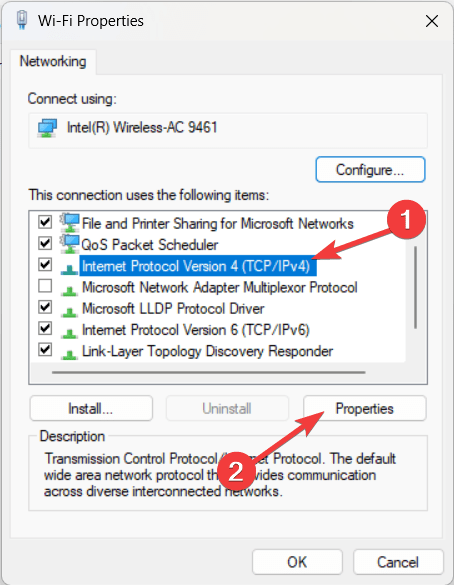 How to Set a Static IP Address on Windows 11? 22 Select IPv4 Properties