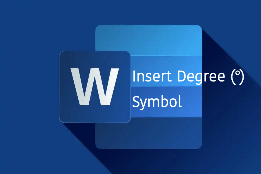 How to Insert Degree Symbol in Microsoft Word 1 Insert Degree Symbol in Microsoft Word