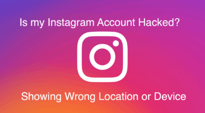 Instagram Showing Wrong Location or Device