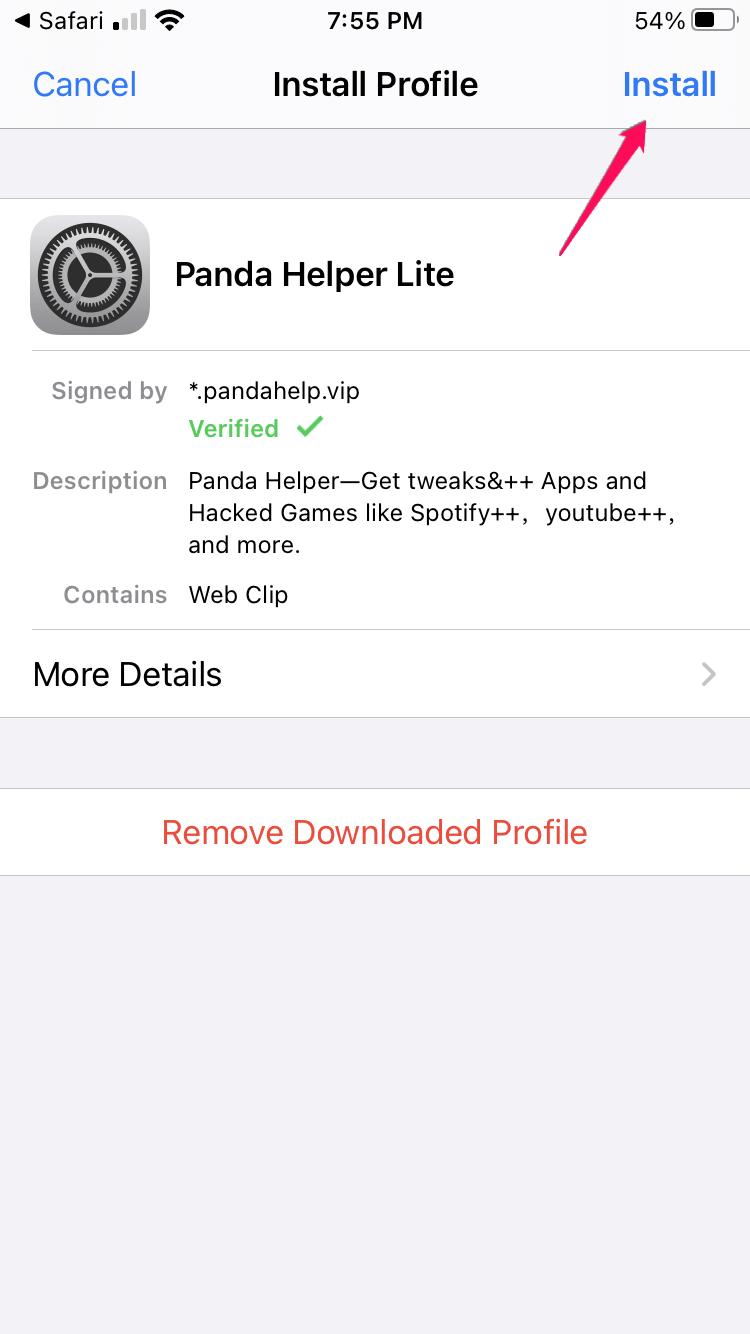 How to Download PandaHelper on iPhone? 4 Install Profile