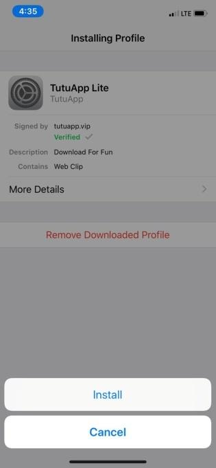 How to Get TutuBox Lite for iOS? 6 Install TutuApp Lite