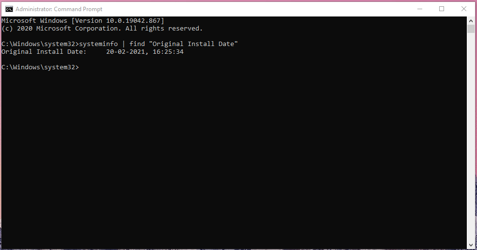 How to Check Date of Windows 10 OS Installation on PC? 8 Install date in CMD