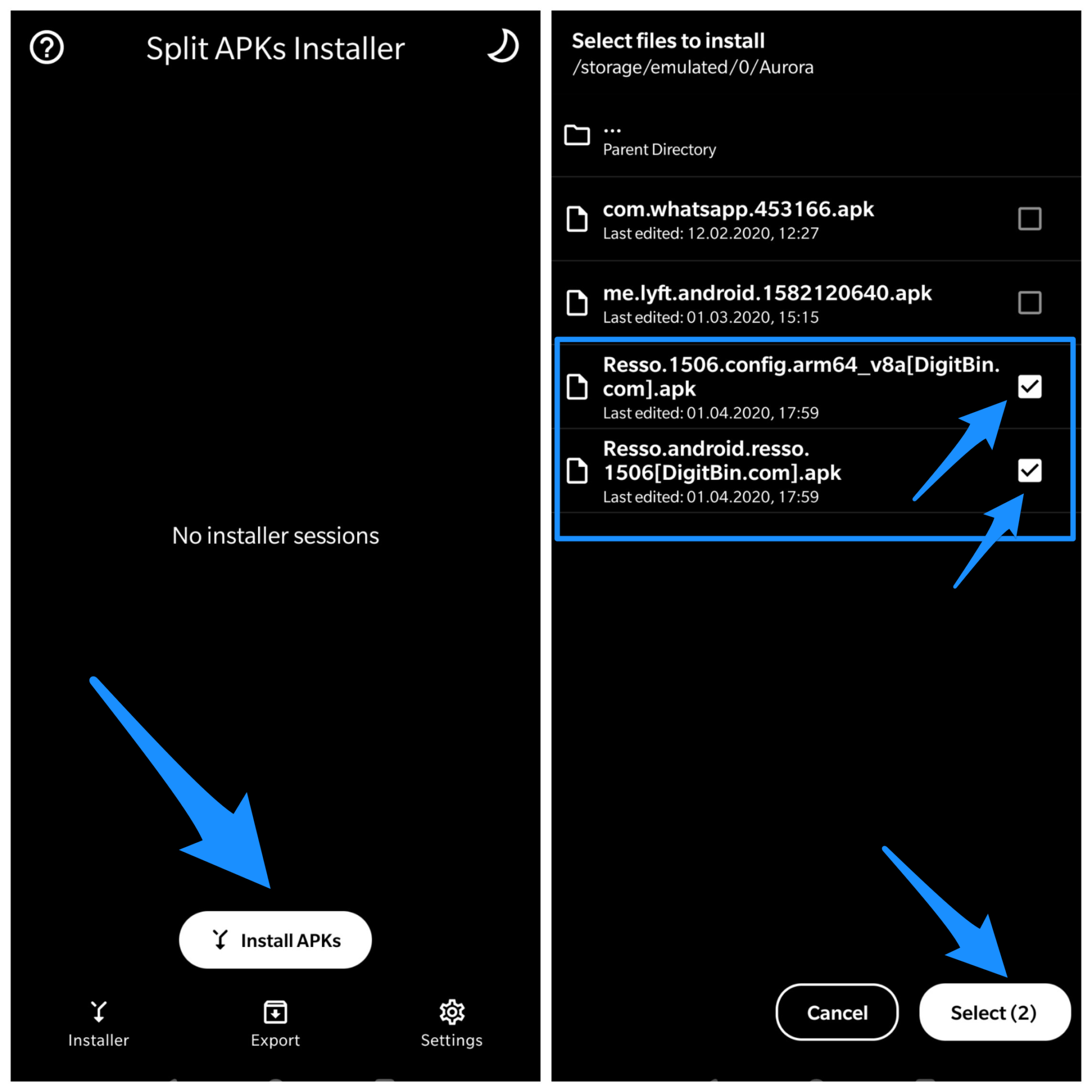 How to Fix 'App Not Installed' Error on Samsung Phone? 9 Install_APKs_with_SAI