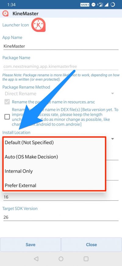 How to Fix 'App Not Installed' Error on Samsung Phone? 5 Install_Location