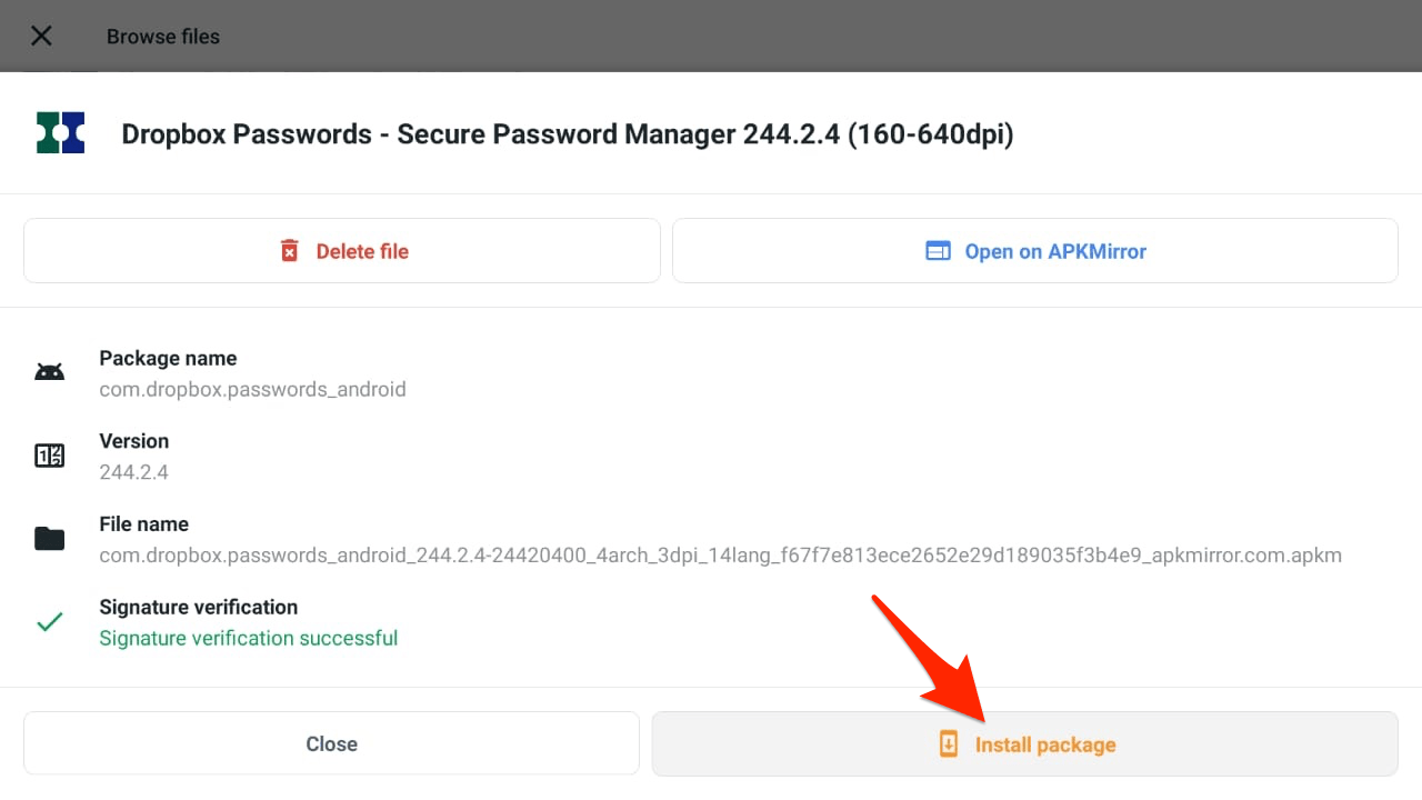 Fix App Not Installed Error on Android TV 13 Install_Package